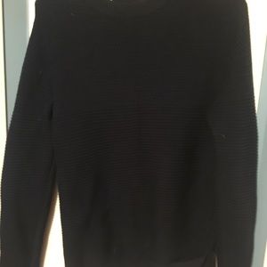 Men’s 100 % cotton navy crew neck